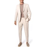 BOSS Black Herren Anzug beige Slim Fit von BOSS Black