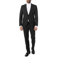 BOSS Black Herren Anzug grau Schurwoll-Stretch Slim Fit von BOSS Black