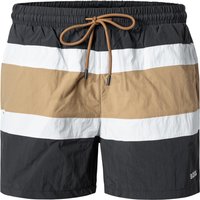 BOSS Black Herren Badeshorts mehrfarbig Mikrofaser von BOSS Black