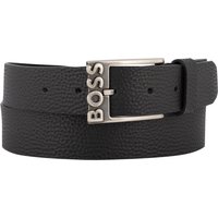 BOSS Black Herren Gürtel schwarz Leder von BOSS Black