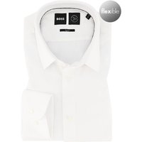 BOSS Black Herren Hemd weiß Slim Fit von BOSS Black