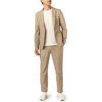 BOSS Black Herren Anzug beige Mesh meliert Slim Fit von BOSS Black