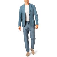 BOSS Black Herren Anzug blau Mesh meliert Slim Fit von BOSS Black