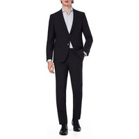BOSS Black Herren Anzug blau Schurwoll-Stretch von BOSS Black