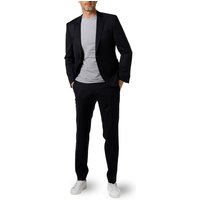 BOSS Black Herren Anzug blau Schurwolle von BOSS Black
