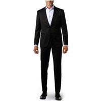 BOSS Black Herren Anzug schwarz Schurwolle von BOSS Black
