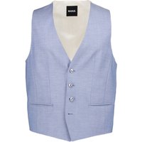 BOSS Black Herren Weste beige Schurwolle von BOSS Black