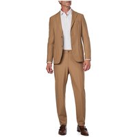 BOSS Black Herren Anzug beige Slim Fit von BOSS Black