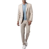 BOSS Black Herren Anzug beige Wolle von BOSS Black