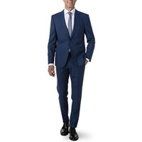 BOSS Black Herren Anzug blau Schurwoll-Stretch von BOSS Black