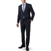 BOSS Black Herren Anzug blau Schurwoll-Stretch von BOSS Black