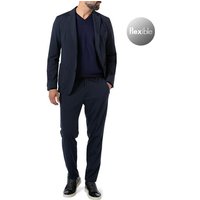 BOSS Black Herren Anzug blau von BOSS Black