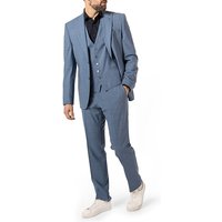 BOSS Black Herren Anzug blau von BOSS Black