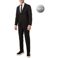 BOSS Black Herren Anzug schwarz Schurwoll-Stretch von BOSS Black