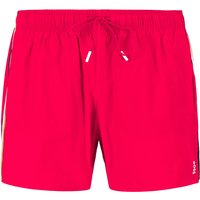BOSS Black Herren Badeshorts rot Mikrofaser von BOSS Black