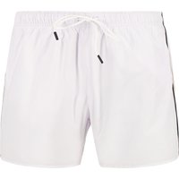 BOSS Black Herren Badeshorts weiß Mikrofaser von BOSS Black