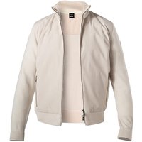 BOSS Black Herren Blouson beige Schurwolle unifarben von BOSS Black