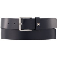 BOSS Black Herren Gürtel blau Glattleder von BOSS Black