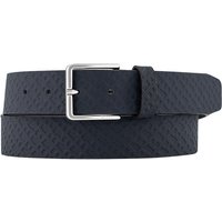 BOSS Black Herren Gürtel blau Leder von BOSS Black