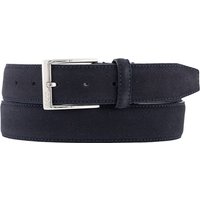 BOSS Black Herren Gürtel blau Nubuk von BOSS Black