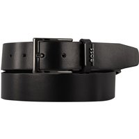 BOSS Black Herren Gürtel schwarz Glattleder von BOSS Black