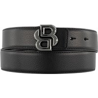 BOSS Black Herren Gürtel schwarz Glattleder von BOSS Black