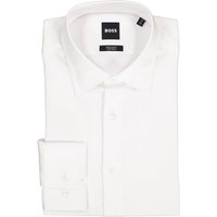 BOSS Black Herren Hemd weiß Baumwolle von BOSS Black