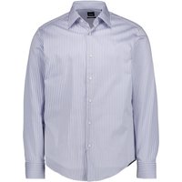 BOSS Black Herren Hemd blau Baumwolle von BOSS Black
