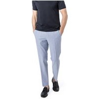 BOSS Black Herren Hose blau Schurwolle von BOSS Black