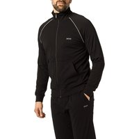 BOSS Black Herren Jacke schwarz Baumwolle unifarben BOSS Black Herren Jacke schwarz Baumwolle unifarben von BOSS Black