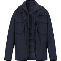 BOSS Black Herren Jacken blau unifarben von BOSS Black