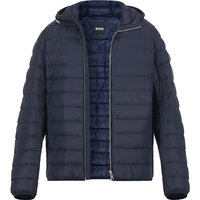 BOSS Black Herren Daunenjacke blau Mikrofaser unifarben BOSS Black Herren Daunenjacke blau Mikrofaser unifarben von BOSS Black