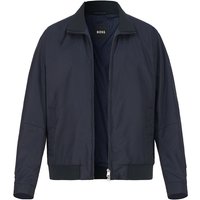 BOSS Black Herren Blouson blau Mikrofaser von BOSS Black