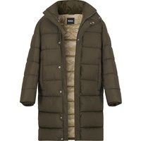 BOSS Black Herren Steppparka grün Mikrofaser unifarben von BOSS Black
