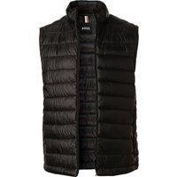 BOSS Black Herren Steppweste schwarz unifarben von BOSS Black