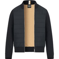 BOSS Black Herren Strickblouson schwarz unifarben von BOSS Black