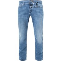 BOSS Black Herren Jeans blau Baumwoll-Stretch von BOSS Black