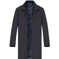 BOSS Black Herren Mantel blau gemustert von BOSS Black