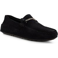 BOSS Black Herren Mokassins blau Velours von BOSS Black