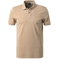 BOSS Black Herren Polo-Shirt beige Baumwoll-Piqué von BOSS Black