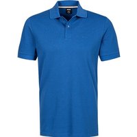 BOSS Black Herren Polo-Shirt blau Baumwoll-Piqué von BOSS Black