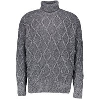 BOSS Black Herren Pullover grau Wolle unifarben von BOSS Black