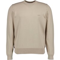 BOSS Black Herren Pullover beige unifarben von BOSS Black