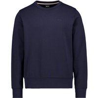 BOSS Black Herren Pullover blau unifarben von BOSS Black