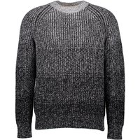 BOSS Black Herren Pullover grau unifarben von BOSS Black