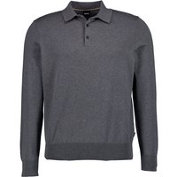 BOSS Black Herren Pullover grau unifarben von BOSS Black