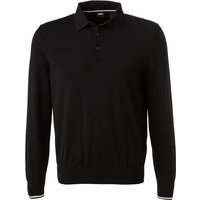 BOSS Black Herren Pullover schwarz unifarben von BOSS Black