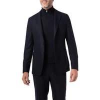 BOSS Black Herren Sakkos/Blazer blau Schurwoll-Stretch von BOSS Black