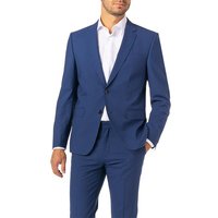 BOSS Black Herren Sakko blau Schurwolle von BOSS Black