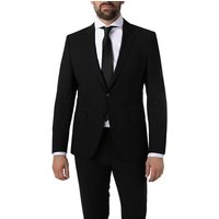 BOSS Black Herren Sakko schwarz Schurwoll-Stretch von BOSS Black